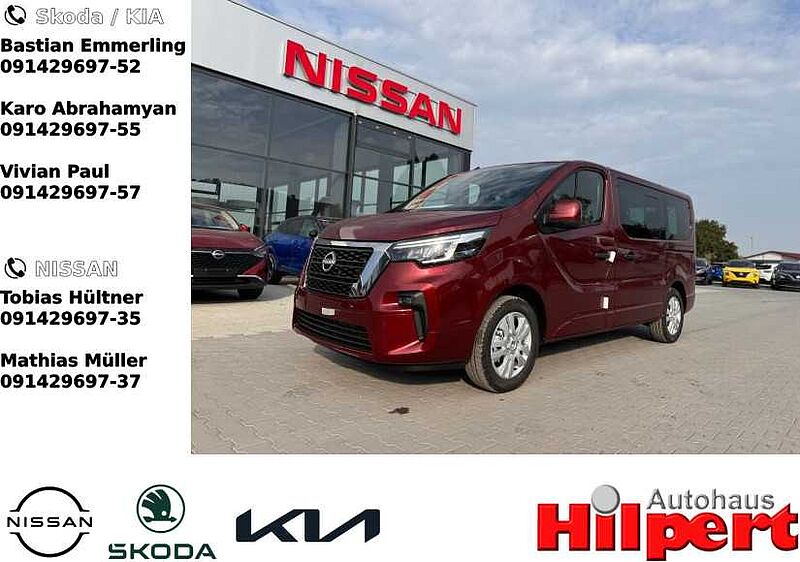 Nissan Primastar Kombi L1H1 2,8t Tekna 8Sitze Heckklappe DESIGNPAKET